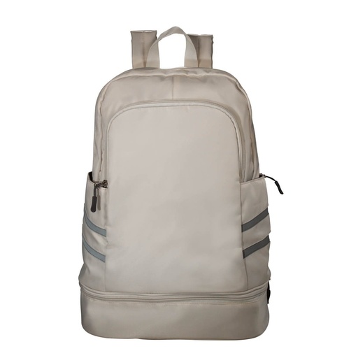Mochila deportiva promocional de poliéster con compartimento inferior para calzado – BT-MOC-0073