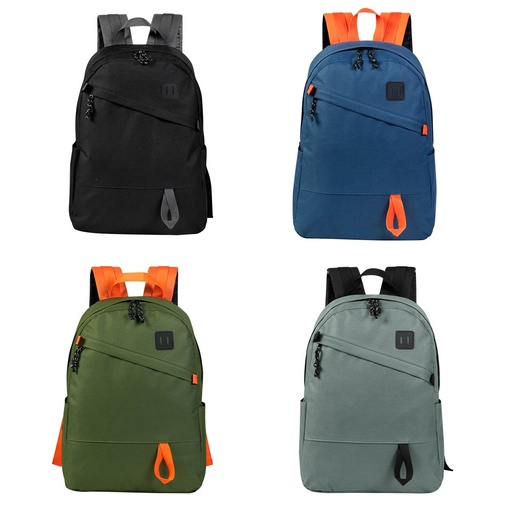 Mochila escolar promocional de poliéster con compartimento para laptop de 14 pulgadas – BT-MOC-0075
