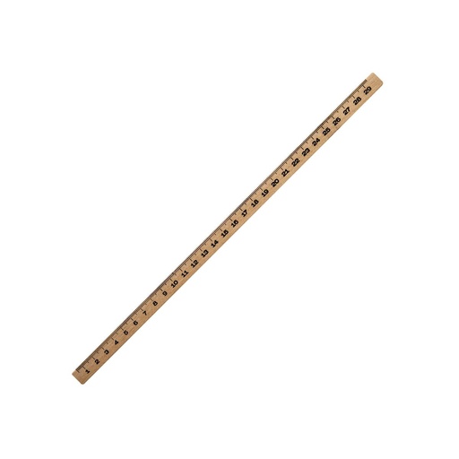 [BT-NIN-0035] Instrumento de medición promocional de madera poplar de 30 cm con grabado láser y serigrafía – BT-NIN-0035
