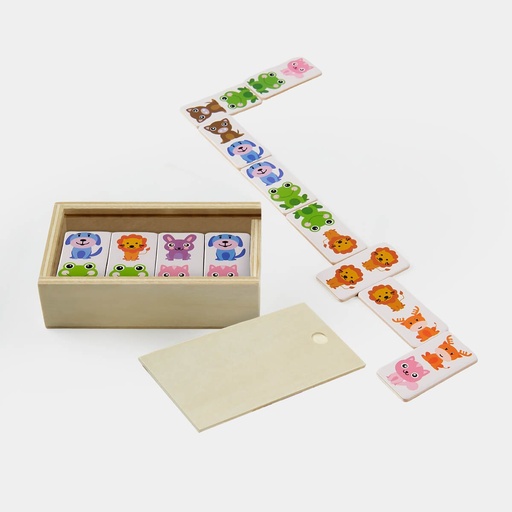 [BT-NIN-0019] Dominó promocional de madera con 28 fichas y caja de almacenamiento – BT-NIN-0019
