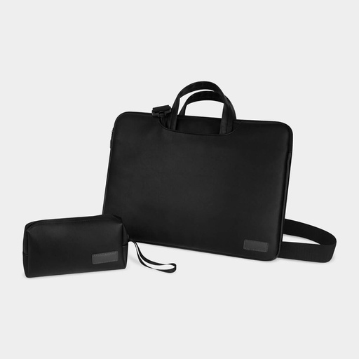 [BT-POR-0007] Portafolio promocional de curpiel con compartimento para laptop y estuche incluido – BT-POR-0007
