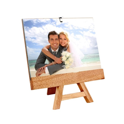 [BT-POT-0005] Marco para fotos promocional de madera de roble 18 x 20 cm con capacidad para foto de 18 x 12.5 cm – BT-POT-0005