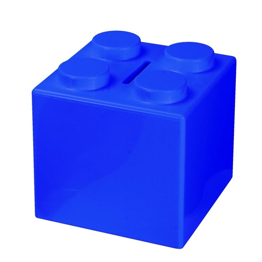 Ahorrador infantil promocional de plástico con forma cúbica – BT-NIN-0031