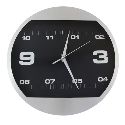 [BT-REL-0009] Reloj promocional de aluminio y plástico de 30.5 cm de diámetro – BT-REL-0009