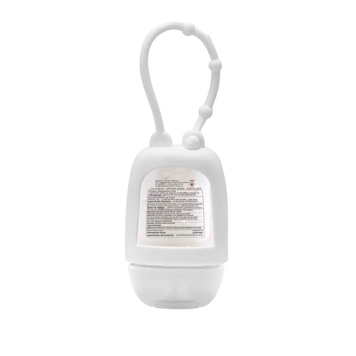 [BT-SAL-0027] Dispensador de gel antibacterial de plástico y silicón 30 ml con sujetador integrado – BT-SAL-0027