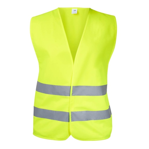 [BT-CHC-0018] Chaleco promocional de poliéster con doble cinta reflejante – BT-CHC-0018