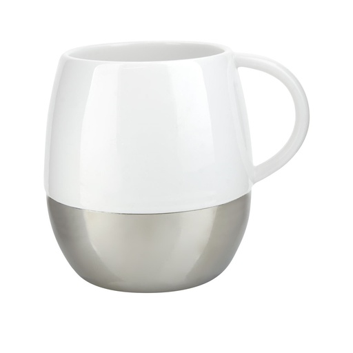 [BT-TAZ-0005] Taza promocional de porcelana y acero inoxidable 12 oz con caja de regalo – BT-TAZ-0005