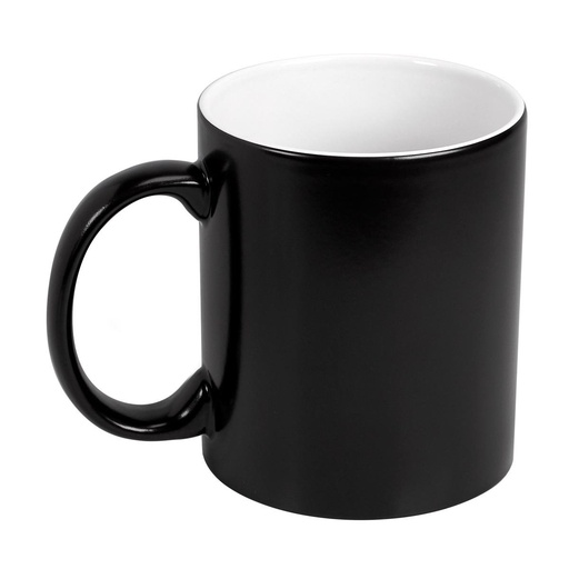 Taza promocional de cerámica 11 oz con cambio de color al calor