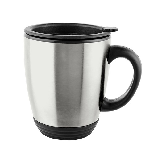 [BT-TAZ-0009] Taza promocional de acero inoxidable 14 oz con doble pared y tapa con ranura – BT-TAZ-0009