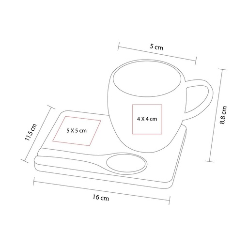 [BT-TAZ-0031] Set de taza promocional de vidrio borosilicato 250 ml con base de bambú – BT-TAZ-0031