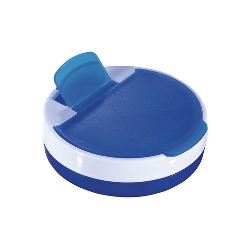 Organizador de pastillas promocional de plástico 7 cm de diámetro con 4 compartimentos – BT-SAL-0009
