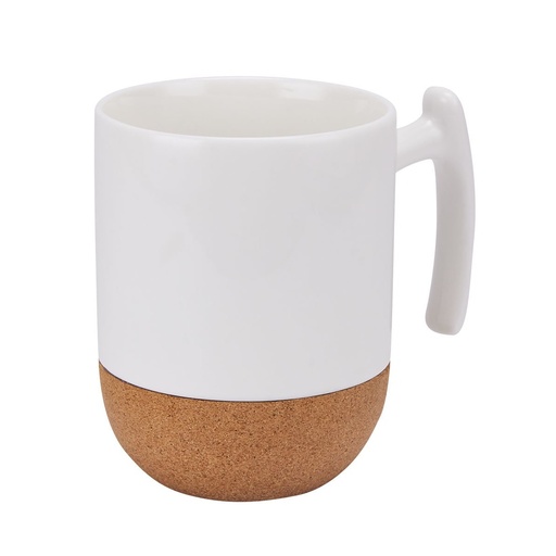 [BT-TAZ-0020] Taza promocional de porcelana 9.1 oz con base de corcho – BT-TAZ-0020