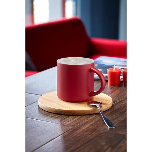 Taza promocional de cerámica 16 oz con interior blanco y acabado mate – BT-TAZ-0024