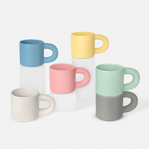 Taza promocional de cerámica 10 oz con asa de diseño distintivo – BT-TAZ-0047