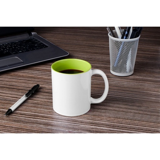 Taza promocional de cerámica 11 oz con interior de color – BT-TAZ-0003
