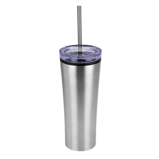 [BT-TEM-0013] Termo promocional de acero inoxidable y plástico 470 ml con popote incluido – BT-TEM-0013