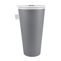 Termo promocional de acero inoxidable 600 ml con doble pared y popote integrado