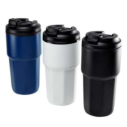 Termo promocional de acero inoxidable 520 ml con base hexagonal – BT-TEM-0009
