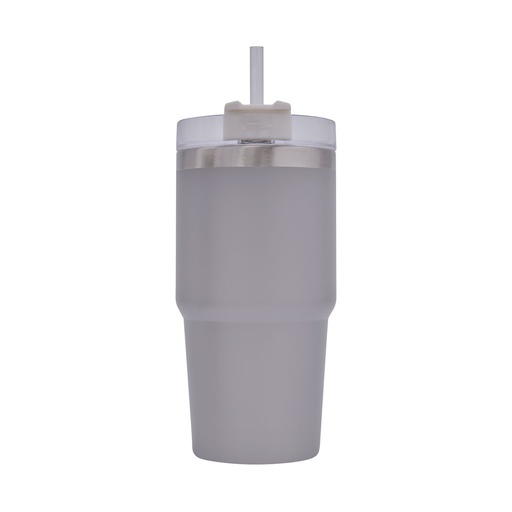 Termo promocional de acero inoxidable 590 ml con popote y tapa de tres posiciones – BT-TEM-0026
