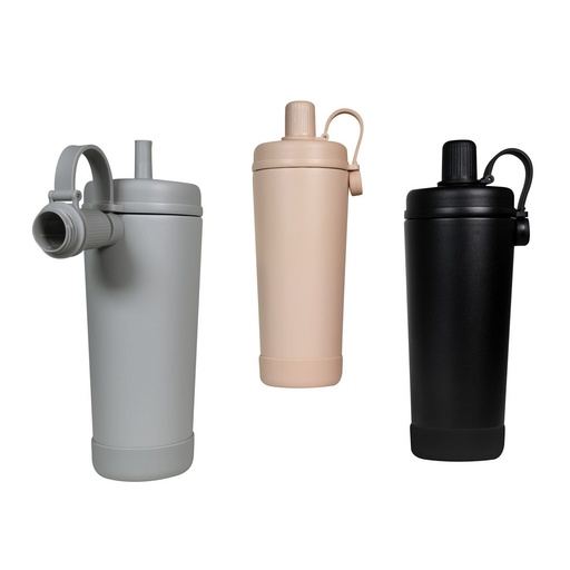 Termo promocional de acero inoxidable 800 ml con popote y sobretapa imantada – BT-TEM-0055