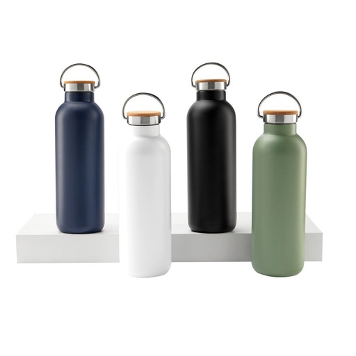 Termo promocional de acero inoxidable 600 ml con tapa de corcho – BT-TEM-0043