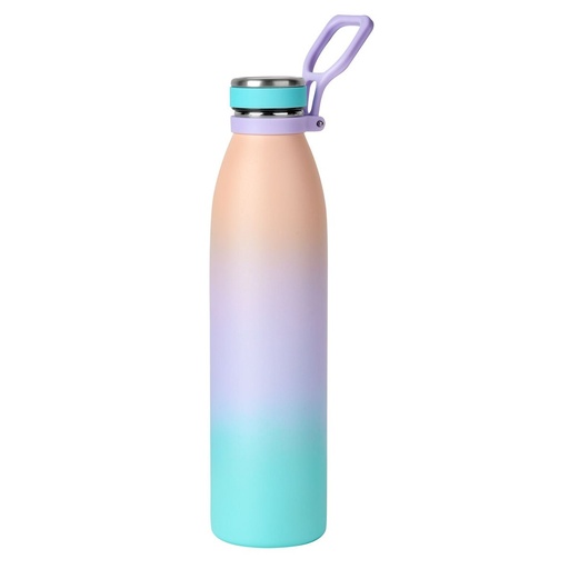 Termo promocional de acero inoxidable 750 ml con terminado rugoso y asa plegable – BT-TEM-0044