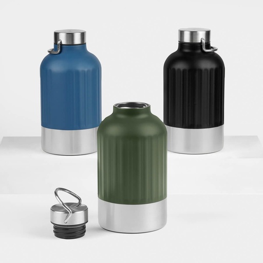 Termo promocional de acero inoxidable 690 ml con doble pared y asa metálica – BT-TEM-0086